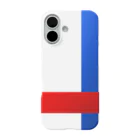 ケチャップの館のレッドブルーライン iPhone Smartphone Case