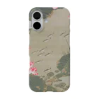 世界の絵画アートグッズの伊藤若冲 《蓮池遊魚図》 iPhone Smartphone Case