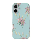 あおちゃん商会のThunberg Lily （スカシユリ） ライトブルー iPhone Smartphone Case