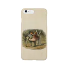 博物雑貨 金烏のThe British Library - An elf and a fairy kissing Smartphone Case