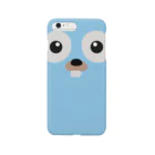 tenntenn ʕ ◔ϖ◔ʔ ==GoのGopher front Smartphone Case