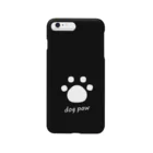 mamapockのdog paw　スマホケース（黒） Smartphone Case