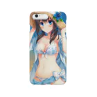 透明花の水着おさげちゃん Smartphone Case