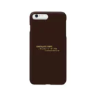 チョコレート・チップスの『チョコレートカラーシンプルデザイン♪』ビター Smartphone Case