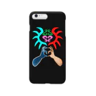 46猫のsymmetria【黒】 Smartphone Case