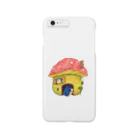 IllustCodeのHouse Made ​Of Mushrooms Hedgehog  Smartphone Case