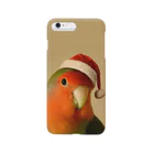 55penguinのサンタインコ スマホケース