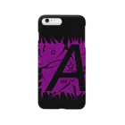 GashiのBLACK＆PurpleiPhoneCover Smartphone Case