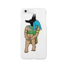 やまもとの体育座りアヌビスTシャツ/iPhoneケース/バック Smartphone Case