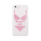 YUKIHO. KのPEANUTS GIRL ビキニ (桜) Smartphone Case