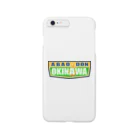 AROのABADDON OKINAWA GREEN LOGO スマホケース