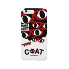 キャッティ（オフィシャル）ネコ好き集まれ!!の赤メガネがいっぱい Smartphone Case