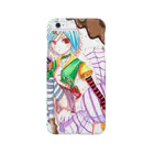 ぺちゃの ○。銀狐堂。○ の飴玉娘 Smartphone Case