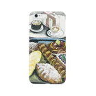 NOLI GIFT SHOPのカフェの朝ごはん Smartphone Case