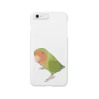 まめるりはことりの見つめるコザクラインコちゃん【まめるりはことり】 Smartphone Case