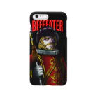 ビューティフルハードコアイラストレーション-DESIGN STOREのBEEFEATER iPhone スマホケース