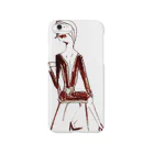 Life is a circus🎪のsit down woman. Smartphone Case