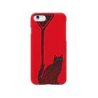 ねこ教祖の標識ねこ『止まれ』 Smartphone Case