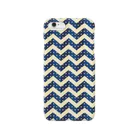 ebisuikeのChevron Blue スマホケース