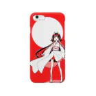 つのむすグッズのお店の角むす・和（紅） Smartphone Case