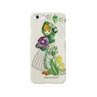 シーモア（she+more）の（iphone）苺と花のケープ Smartphone Case