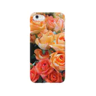 waikikiの風24hのorange rose スマホケース