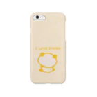 ぱんだ丸ショップのシャボン:I LOVE PANDA(ベージュ) Smartphone Case