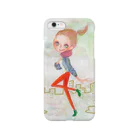 nico&ice storeのMotion Girls -Green boots- Smartphone Case