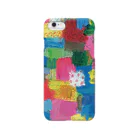 坪井香保里のColorful patchwork スマホケース