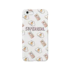 Supergirl Galleryのぶちゃくま。朝食 Smartphone Case