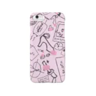 yuhima_chanの社会に溶け込みたい女オタク-pink Smartphone Case