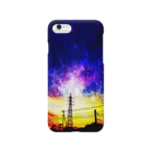 水色 檸檬の夕空 Smartphone Case