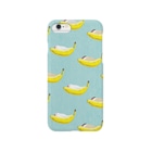 るこのBANANA BED 水色 Smartphone Case