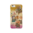 山歌和樂陽 浮世絵　Yamakawa Rakuyou UKIYOEの猫浮世絵シリーズ　猫一座 Smartphone Case