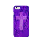 IENITY　/　MOON SIDEのBlood vessel×Cross #Purple Smartphone Case