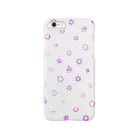 IENITY　/　MOON SIDEのGeometric star #White Smartphone Case