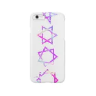 IENITY　/　MOON SIDEのBIG Geometric star #Plastic Purple Smartphone Case