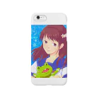 Vagetaの女子高生とカエル Smartphone Case