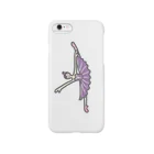 dkuru shopの紫色チュチュのバレリーナ Smartphone Case