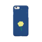 菜の花の夜空に浮かぶ一輪の花 Smartphone Case