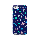 酢めしの日々のかたち（グリーン×紺） Smartphone Case