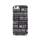 MLF@? Original Goods ShopのMLF@?モノグラム/サイケVer./black Smartphone Case