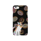 Mushroom Roomのdoping donut cat 1 Smartphone Case