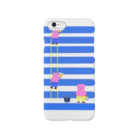 ナントカの三匹のこぶた (ボーダー柄) Smartphone Case