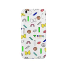 kuma-cのマカロニ総柄 Smartphone Case