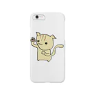 yopiiison の片手挙げる猫 Smartphone Case