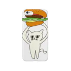 mochiooのもちねこバーガー スマホケース