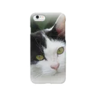 JikenShopのぶち猫「さつき」顔 Smartphone Case