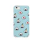 釣鐘草。。。のおにぎにぎ ( 水色 ) Smartphone Case