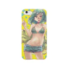 アイコン倉庫の指から花 Smartphone Case